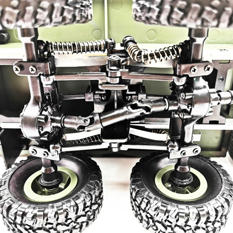 

2.4G Wireless Remote Controller 1:16 Scale Military Truck Six-wheel Drive 6WD Offroad Vehicle RC Rock Crawler Car with Headlight