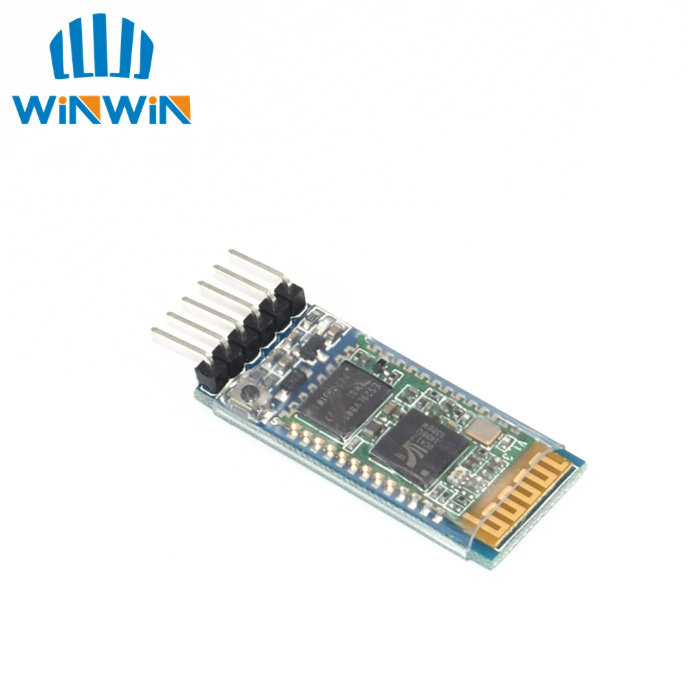 10 шт./лот HC05 HC-05 HC06 HC-06 JY-MCU анти-реверс, встроенный Bluetooth серийный проходной модуль, HC-05 мастер-раб 6pin - Цвет: HC-05