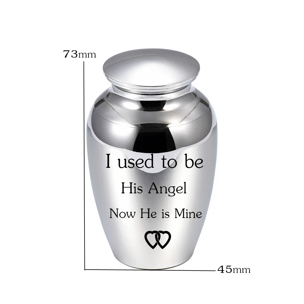 Урна для кремации из нержавеющей стали человеческого пепла памятный сувенир