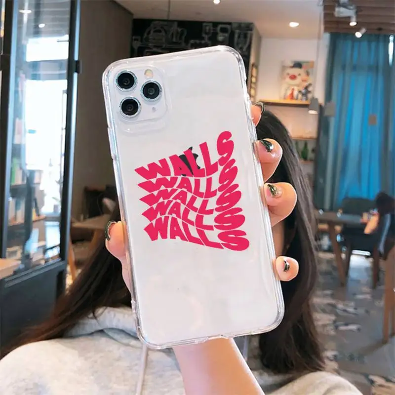 

One Direction Clear Phone Case Transparent for iPhone 6 7 8 11 12 s mini pro X XS XR MAX Plus cover funda shell