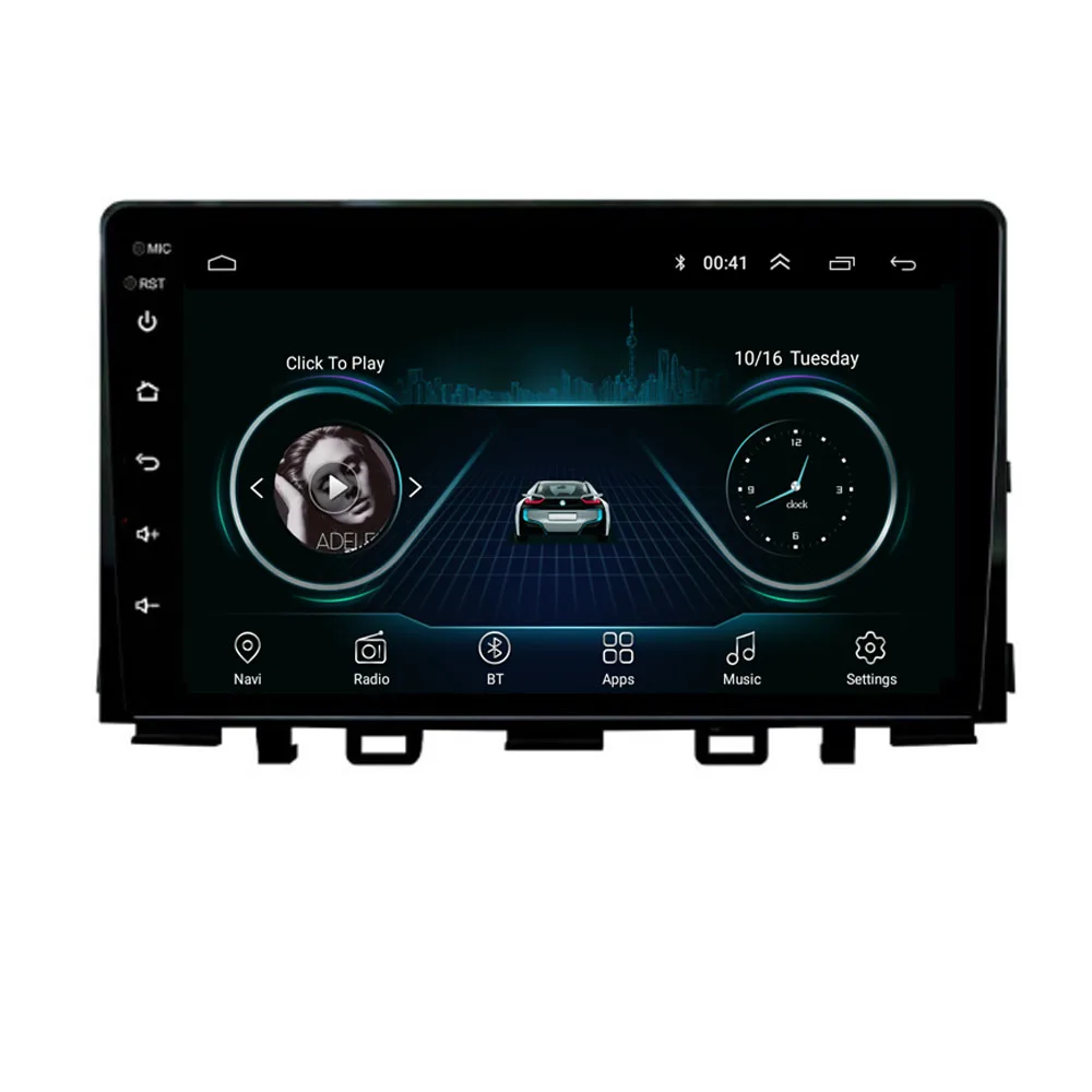 10 1 &quotчетырехъядерный 2.5D ips экран Android Автомобильный gps Радио навигатор для Kia K2 Rio
