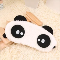 cute panda sleeping face eye mask blindfold eyeshade traveling sleep eye aid drop shipping wholesale health care