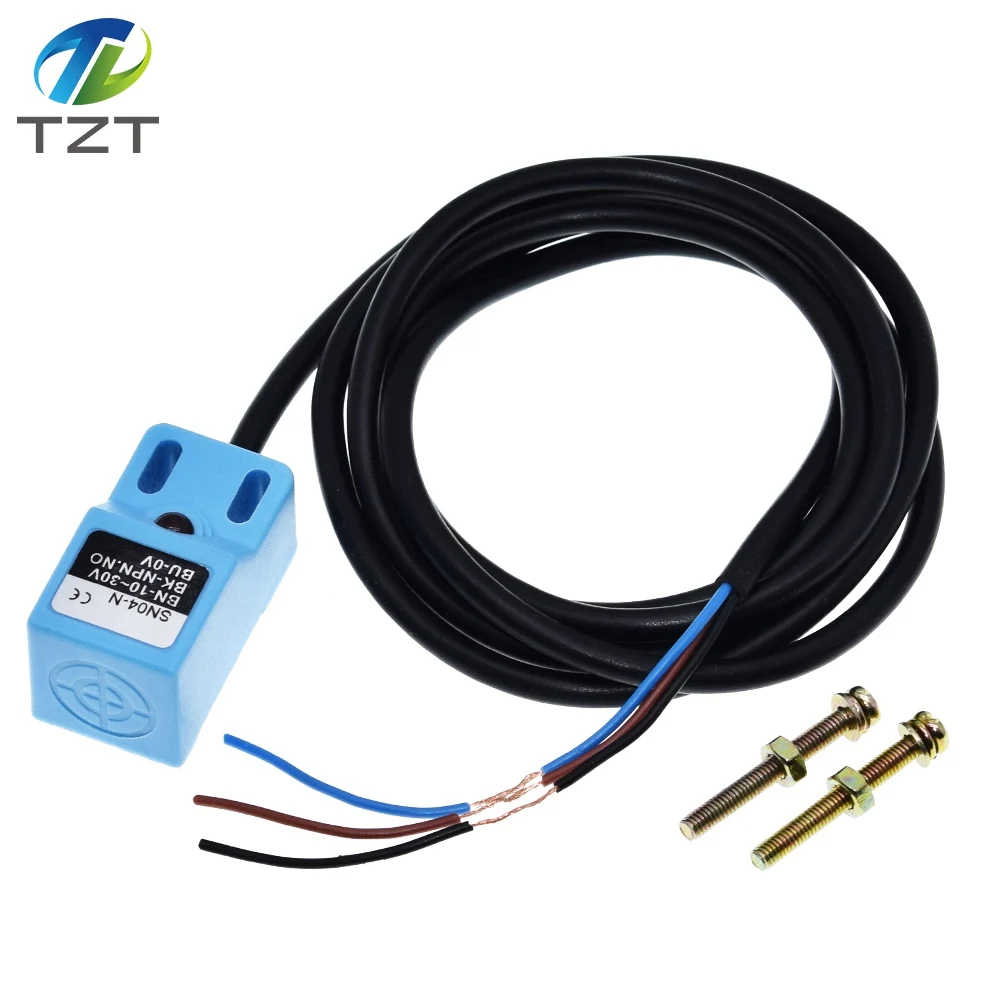 TZT SN04-N SN04-N2 SN04-P SN04-P2 DC NPN PNP NO NC 4MM 10-30V SN04 Inductive Proximity Sensor Detection Switch | Электронные
