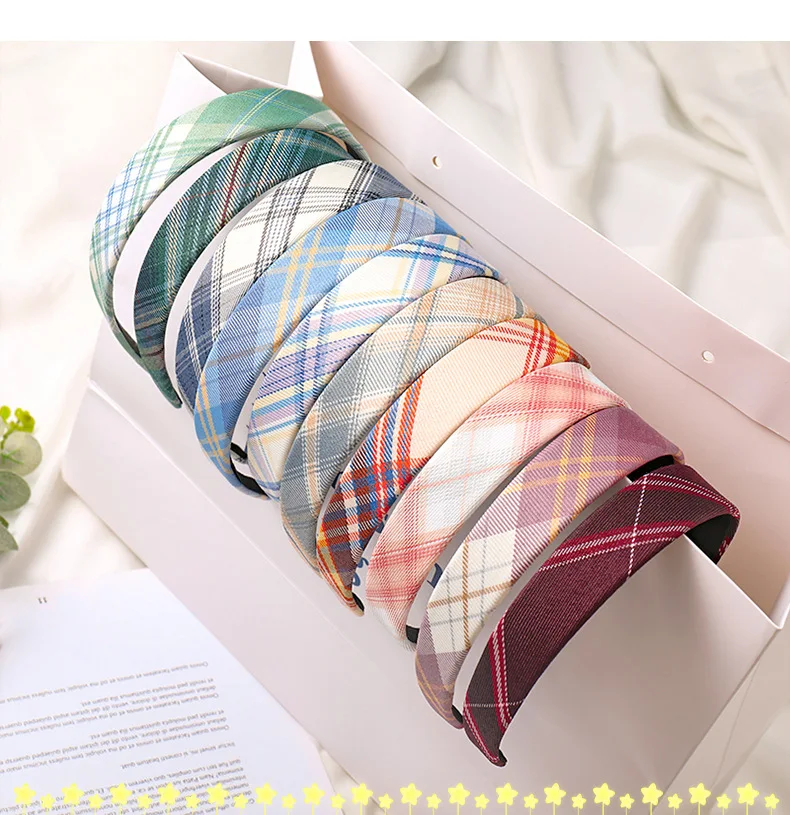 

4PCS/Set New Girls Plaid Scrunchies Hair Bands Bow Hairpins Sweet Color Hair Clips Barrettes Fashion Hair Accessories For Women