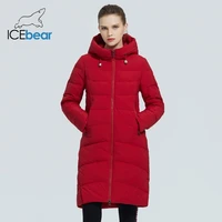 icebear 2021 winter long coat ladies classic high quality parka fashion jacket hooded womens clothing gwd20101i