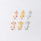 Зеркальный кулон из полированной нержавеющей стали для мальчиков и девочек, браслетожерельебрелок сделай сам, аксессуары для изготовления ювелирных изделий для влюбленных, 50 шт., 20 мм