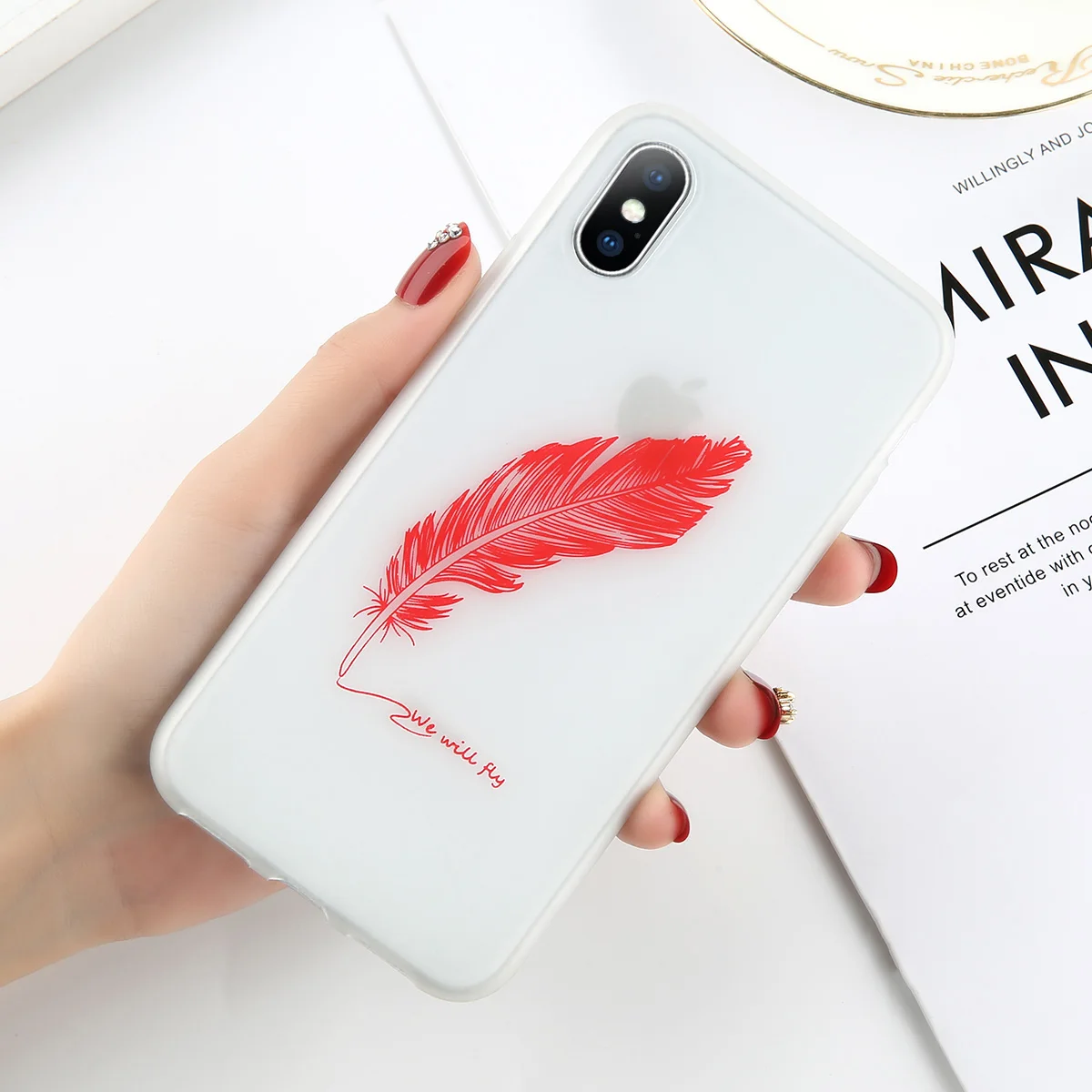 T7 Светящийся силиконовый чехол KJOEW для iPhone 7, 6, 6s, 8 Plus, X, XR, XS, MAX, XS, мультипликационный мягкий чехол для телефона, TPU, чехол - Color: T7