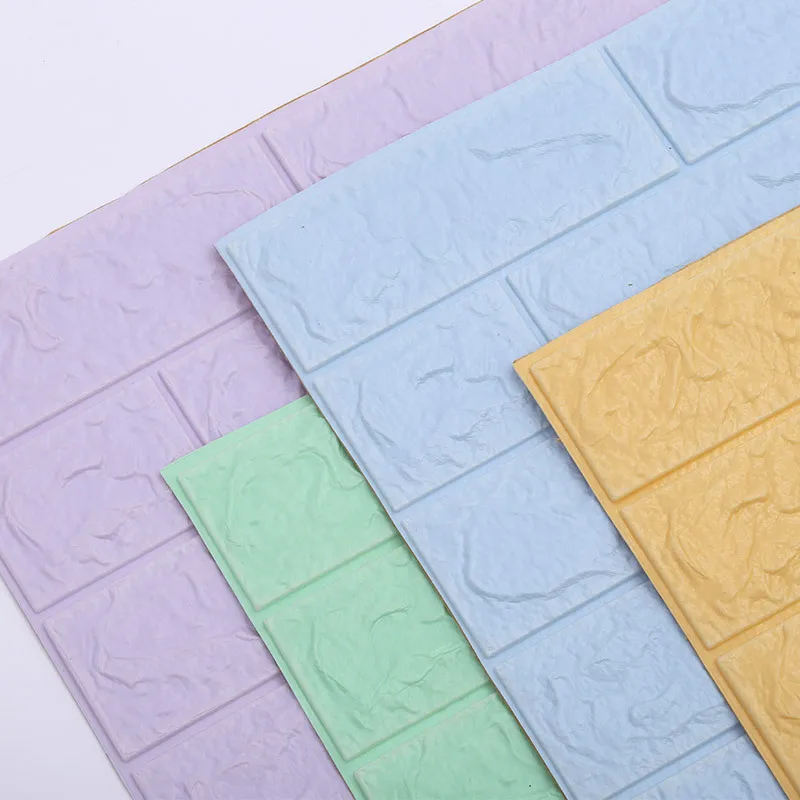 3D Кирпич ПЭ Пена наклейки на стену панели комнаты наклейка каменное украшение