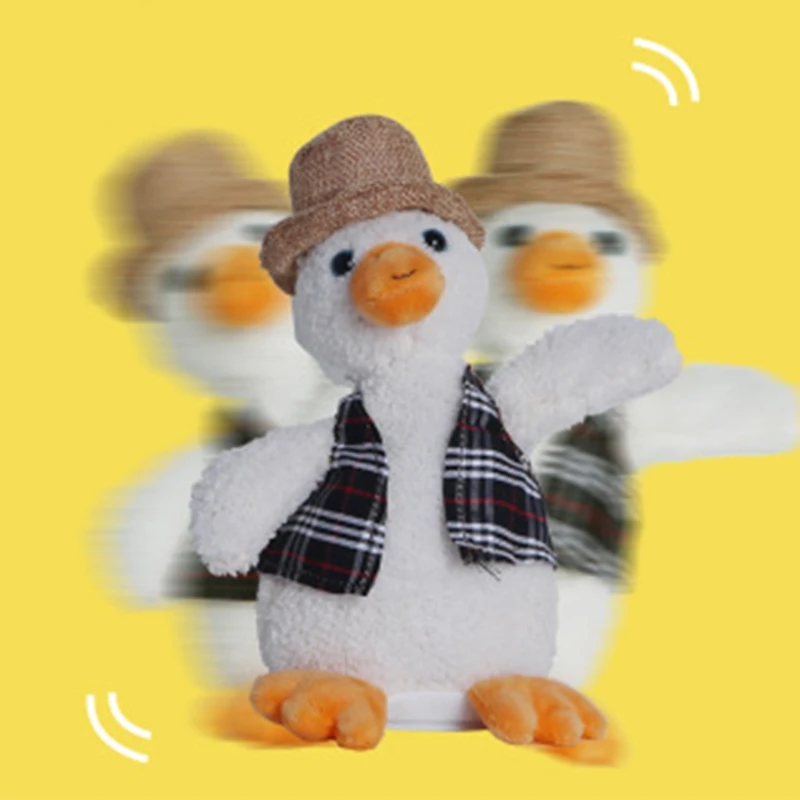 

Kids Talking Toy Duck Repeat What You Say Plush Toys Girls Electric Stuffed Doll