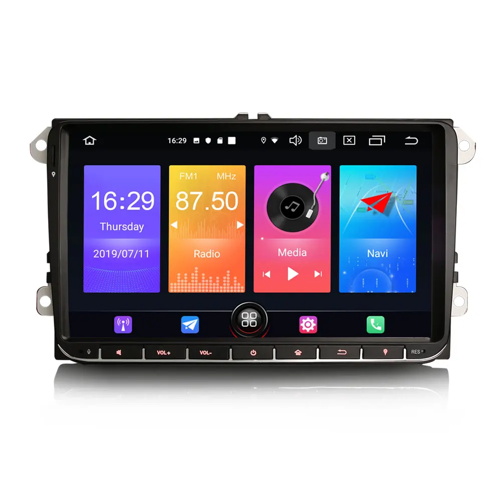 9 &quotAndroid 10 0 OS автомобильный мультимедийный навигатор GPS радио для Seat Altea 2004 2015 XL 2007