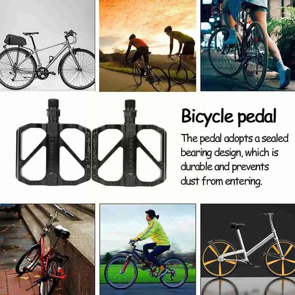 

Aluminum Alloy Ultralight 3 Bearings Pedal Bicycle Bike Anti-slip Bike Accessories Pedal Quick Bearing Release Footboard A0N6