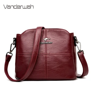 Сумка на плечо женская из мягкой искусственной кожи, маленький Роскошный дизайнерский саквояж кросс-боди, 2020