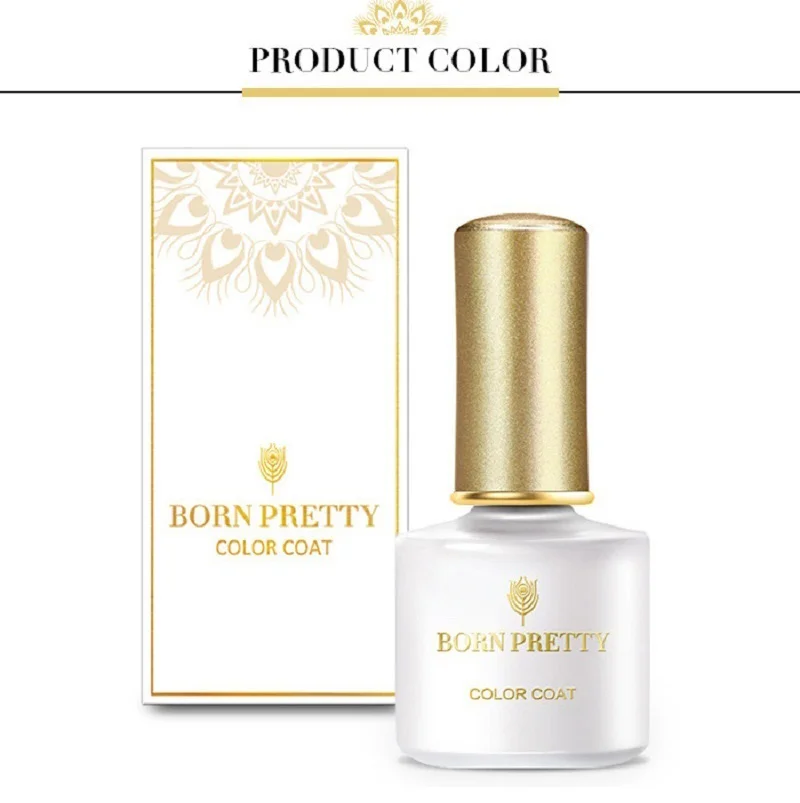 BORN PRETTY Базовое покрытие для ногтей не протирать верхнее покрытие Замачивание праймер резиновая основа гель для УФ светодиодный маникюр Гель-лак для нейл-арта 6 мл