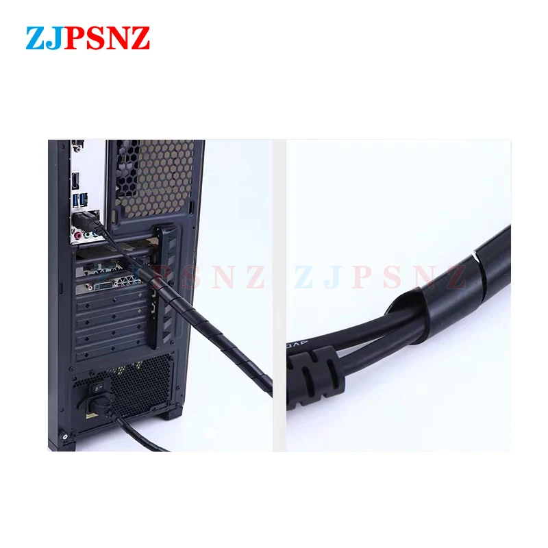 Спиральная оболочка для кабеля защитная шнура прочный органайзер проводов ПК