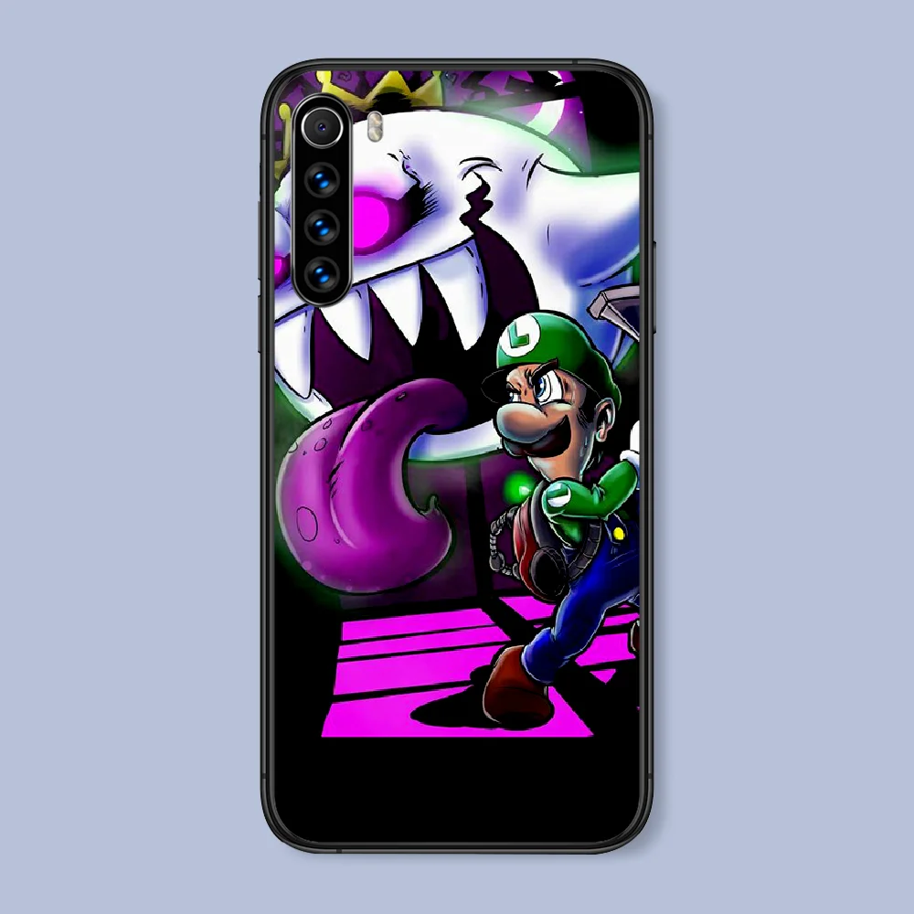 

Cartoon Super-Marioo-Bros Phone Case For Xiaomi Redmi Note 7 8 8T 9 9S 4X 7 7A 9A K30 Pro Ultra black Etui Tpu Waterproof