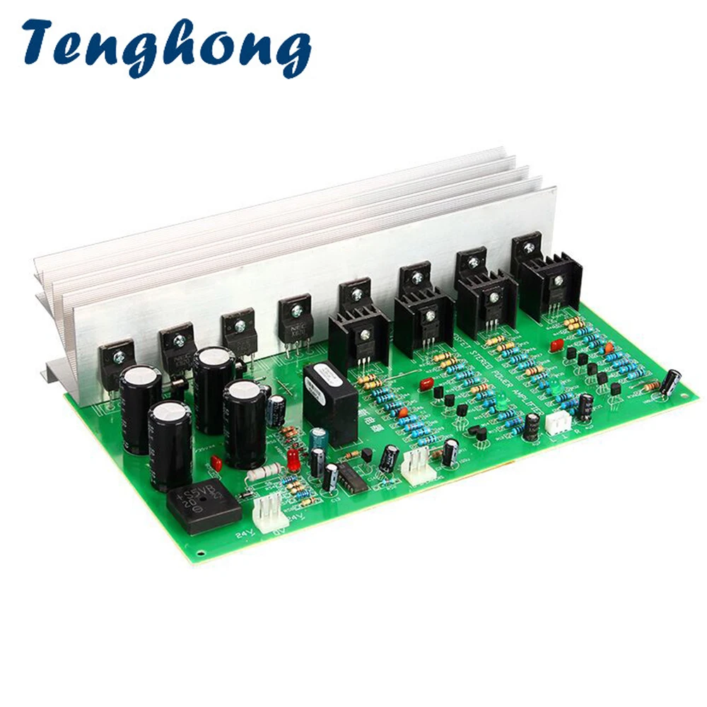 Tenghong 300W Мощность аудио усилитель доска 2 0 канала Hi Fi V MOS звуковой стерео Динамик