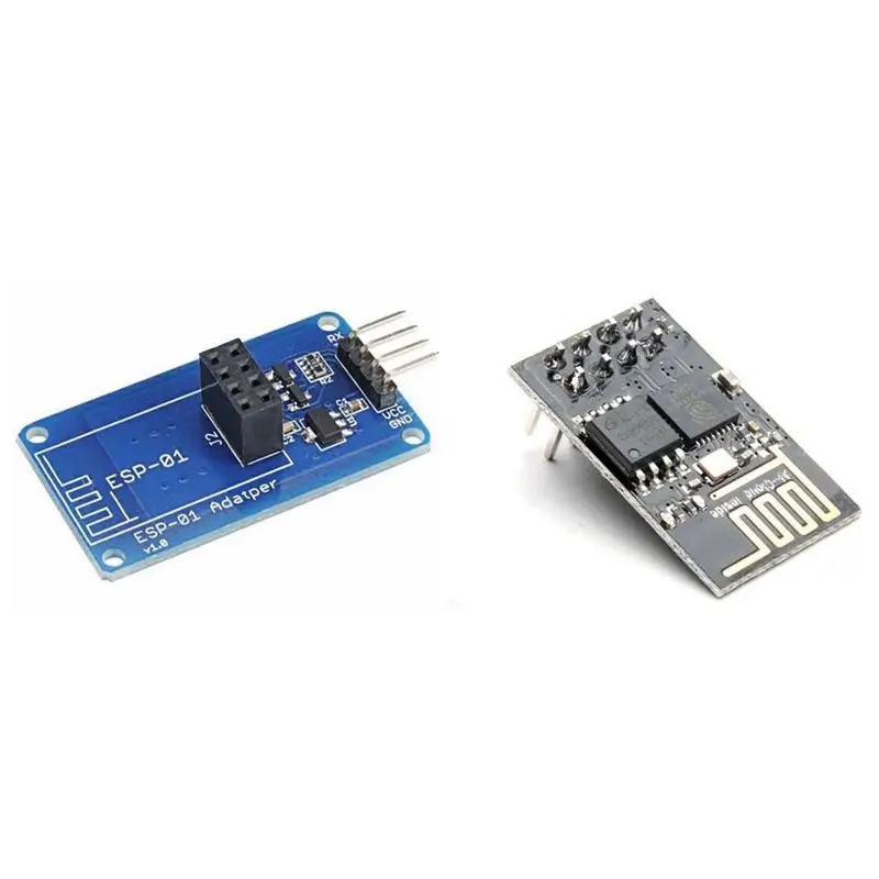 ESP-01S ESP8266 Серийный беспроводной модуль Wi-Fi + ESP-01 адаптер для Arduino | Электроника