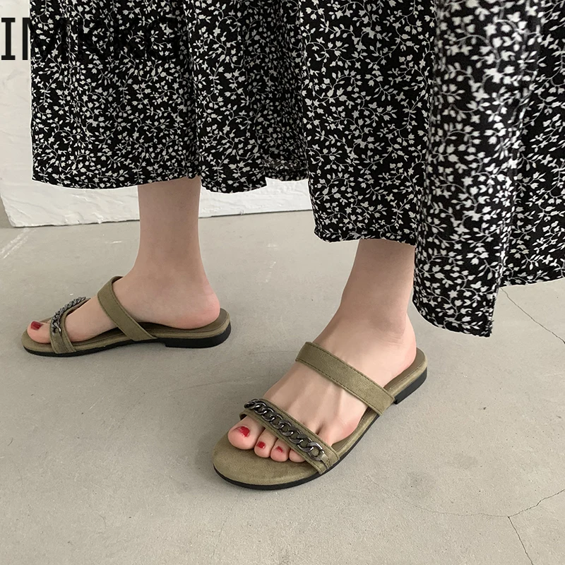 Лидер продаж сандалии женские модные туфли на плоской подошве плоском ходу с