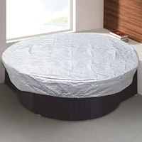 2020 outdoor spa hot tub cover swimming pool round dust cover heavy duty polyester waterproof cover swimming pool accessories
