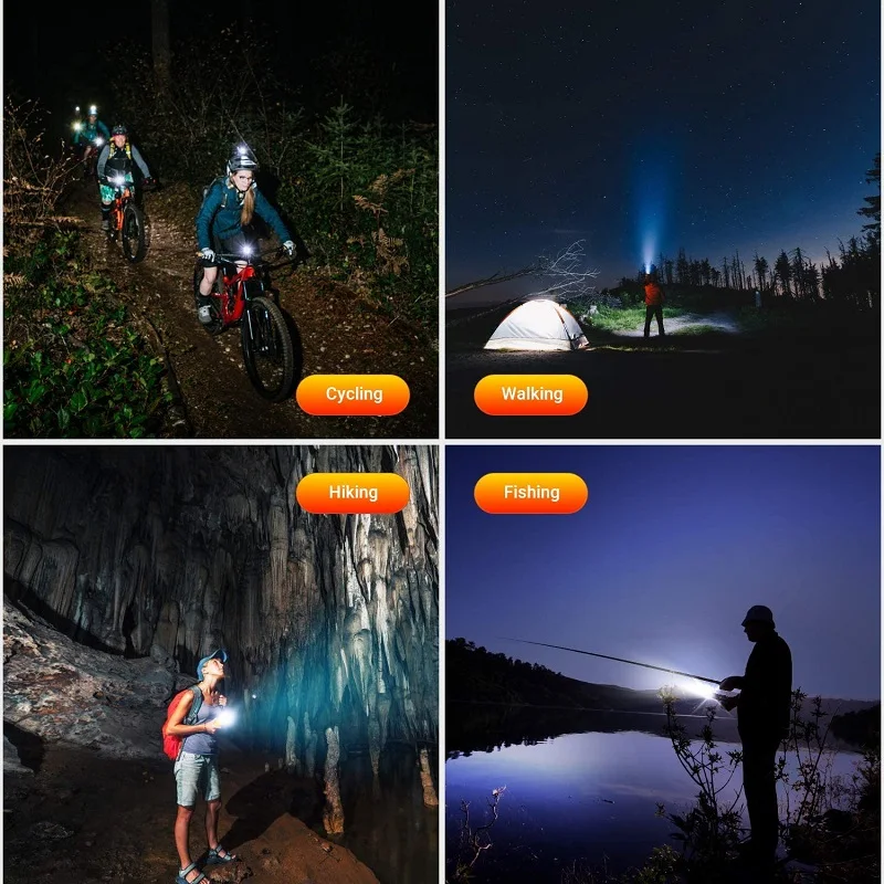 

Bicycle Front Light USB Charging Smart Sensor MTB Speaker Flashlight Rainproof Multi-mode Cycling Light Camper Accessories