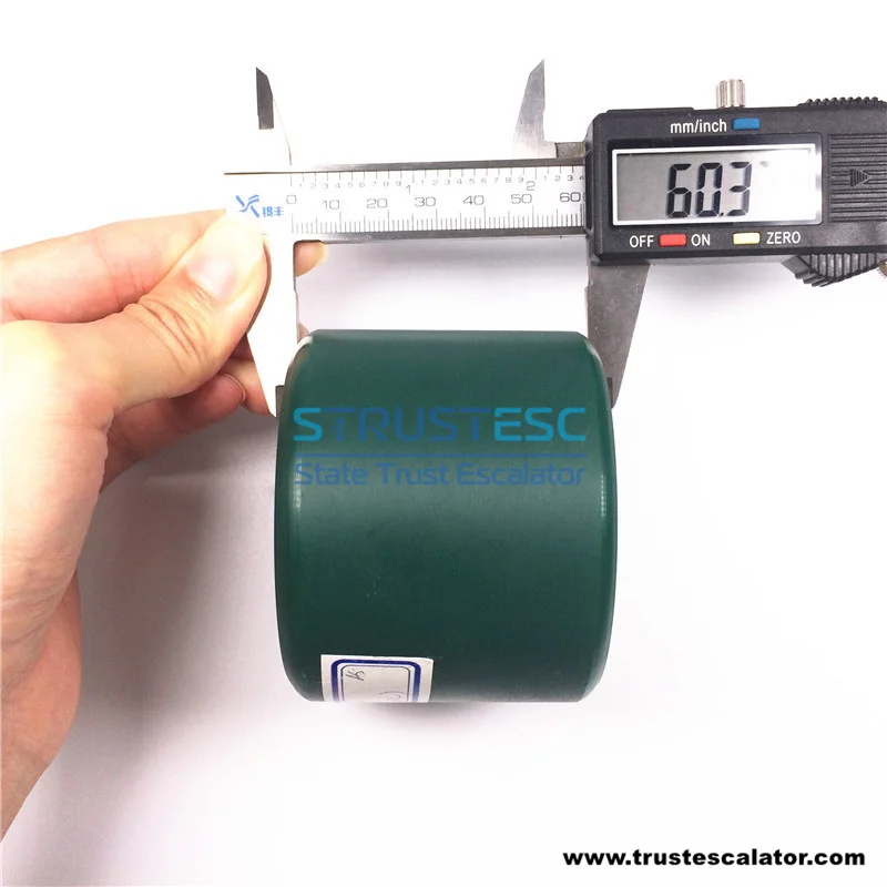 Поручень эскалатора Натяжная цепь ролик Применение для Fujitec OD75mm W60mm подшипник 6004RS