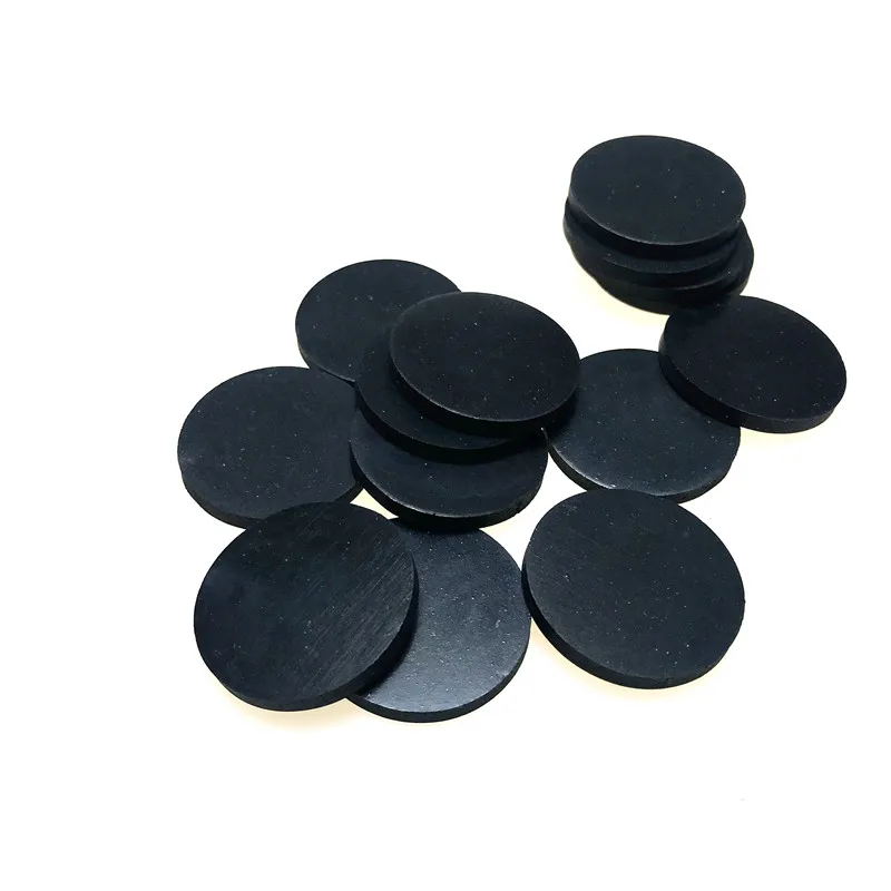 Прокладки из натурального каучука черные однотонные круглые диаметр 10 100 мм 20