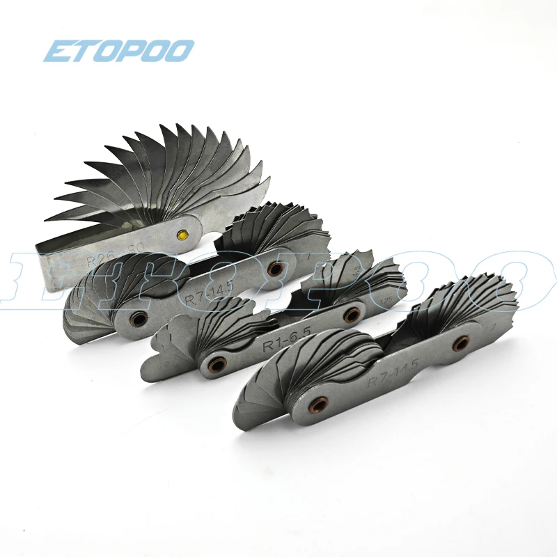 Шаблон радиуса R измерительный прибор R1-6.5 7-14 5 15-25 26-80 | Инструменты