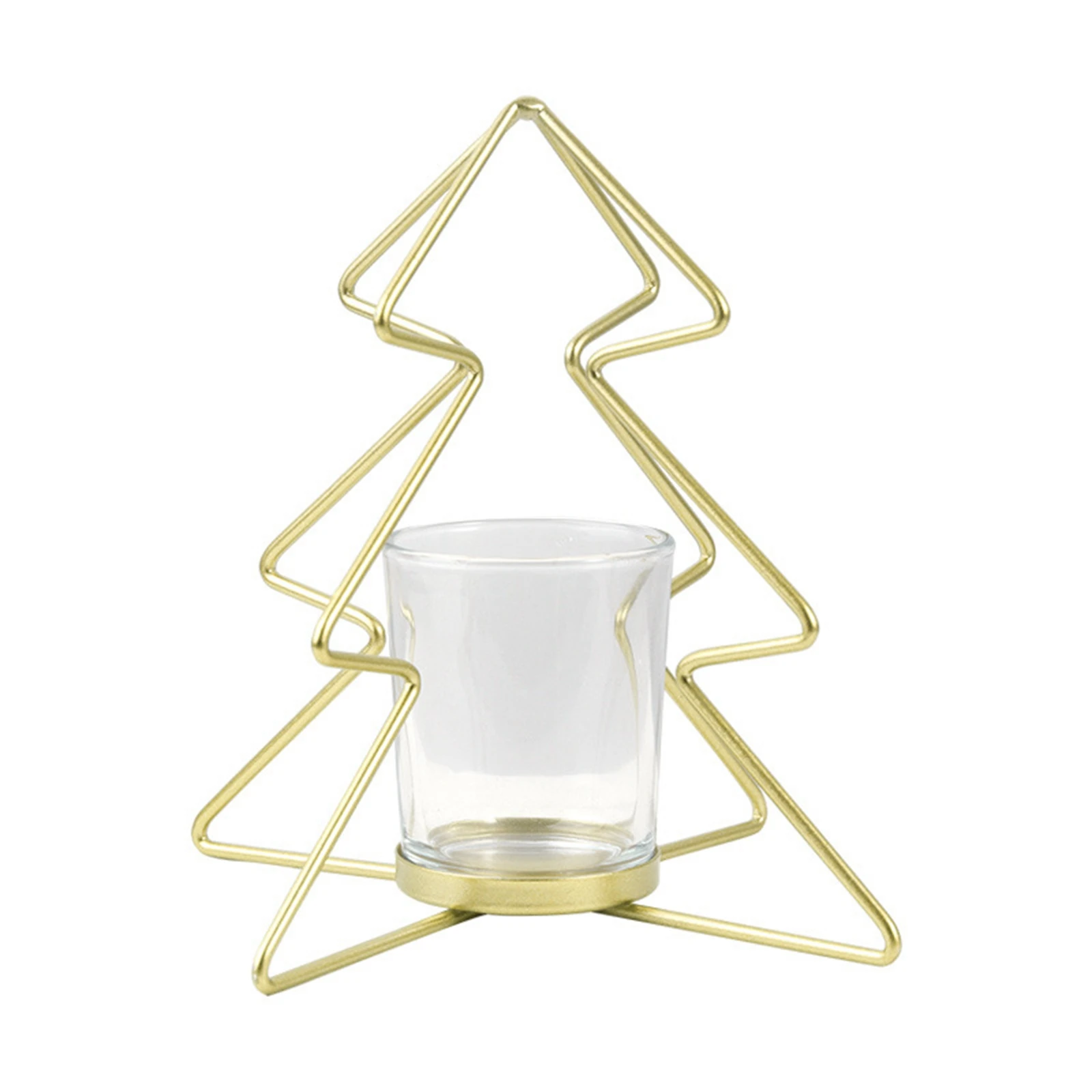 

Faroot Tabletop Christmas Tree Metal Candle Holder, Perfect Decoration Addition to Any Room The Most Special Time of The Year
