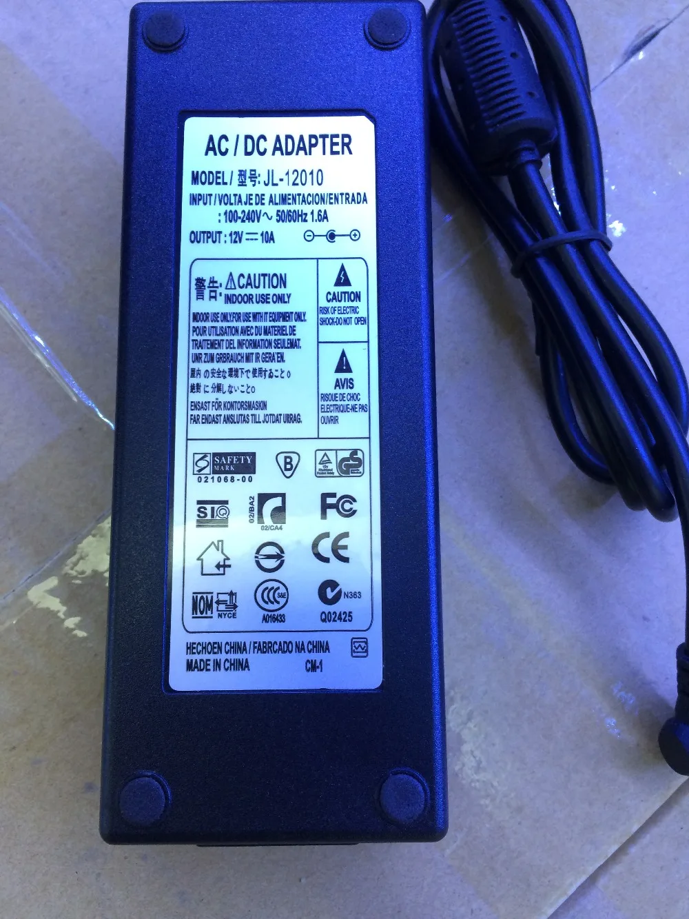 

High- quality AC 100-240V DC 12V 10A Switching Power Converter Adapter Supply 120w AC/DC Plastic Adapter led Transformer