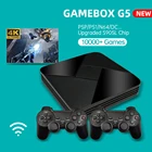 Игровая приставка G5 4K HD, 50 + Эмулятор с 15000 + играми, Wi-Fi, Ретро ТВ-приставка S905L, игровой плеер для PS1N64DC