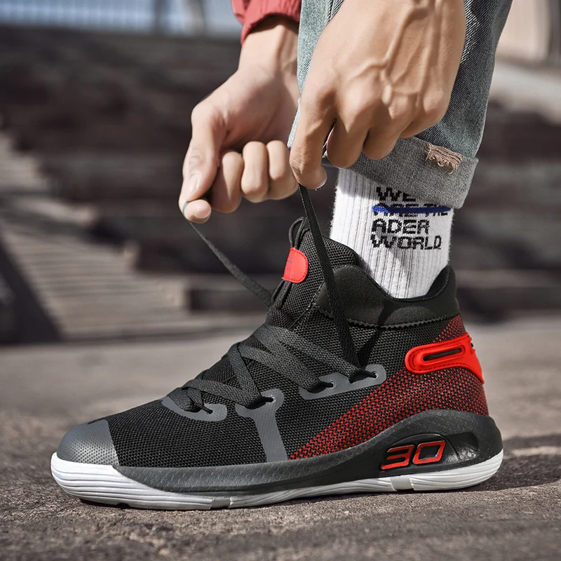 

Fashion Men Basketball Shoes Original Luxury Brand Sneakers Hard-Wearing Non-slip Training Sports Shoes Outdoor Street Men Shoes