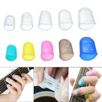 25pcslot guitar accessories kit 0 46 1 0mm guitar picks full size silicone fingertip cover pressed string finger protector