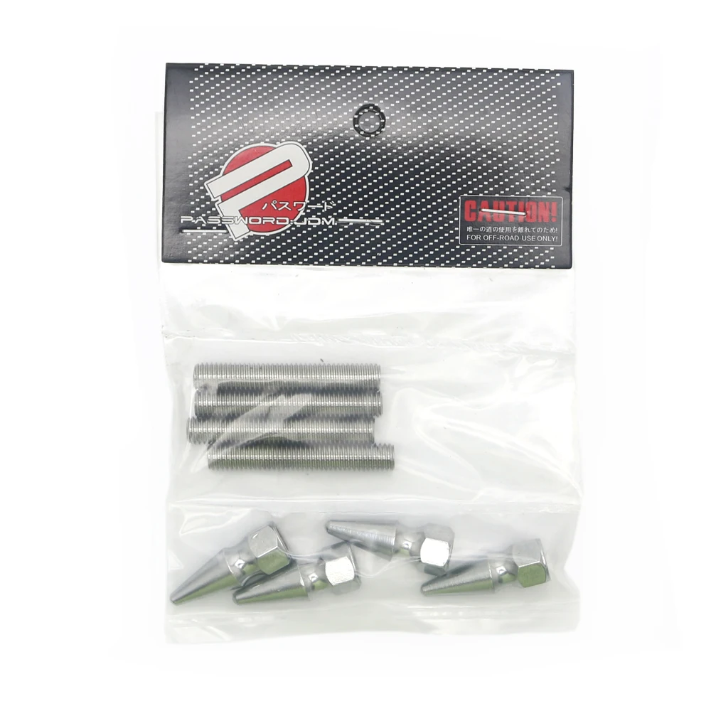 Стальные металлические шпильки M8X1.25 хромированные шипы для выпускного