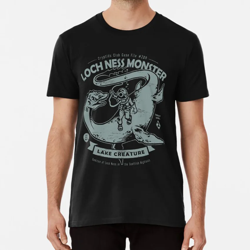 Lochness Monster - Cryptids клуб Чехол файл #200 футболка Cryptid Монстр Сердцебиение Джек