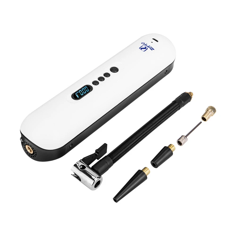 Comprar Mini Compresor De Aire Portátil Para Neumáticos De Bicicleta, Inflador De Neumáticos Portátil De 120PSI Para Coche, Neumáticos De Bicicleta, Bolas, Juguetes, 2000mAh Con Pantalla LCD