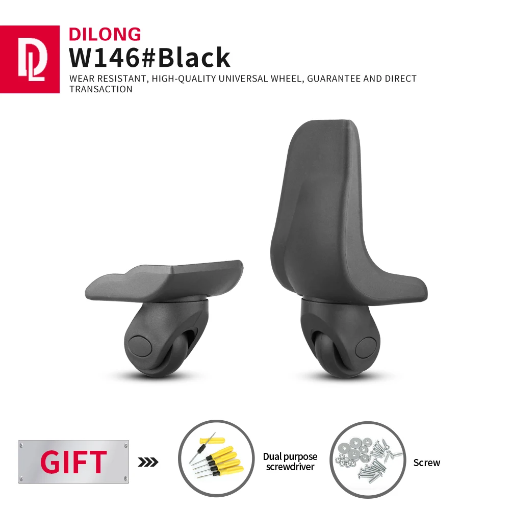

DILONG American Travel 26B Luggage wheel trolley case universal luggage accessories replacement and repair mute casters