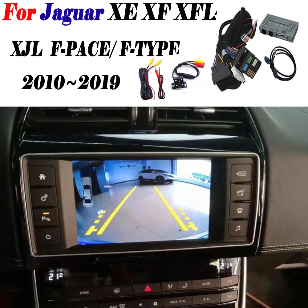 Задняя камера для Jaguar XE XF XFL XJL F-PACE/F-TYPE интерфейс экран дисплей парковочный передний декодер для камеры