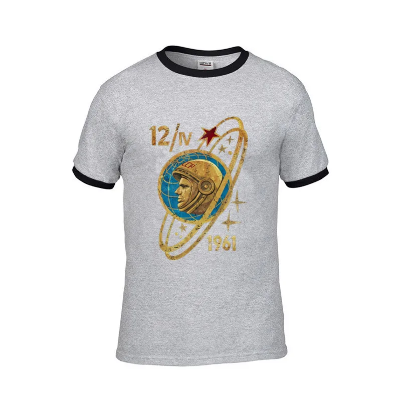 Футболка мужская с коротким рукавом популярная хлопковая рубашка принтом Россия