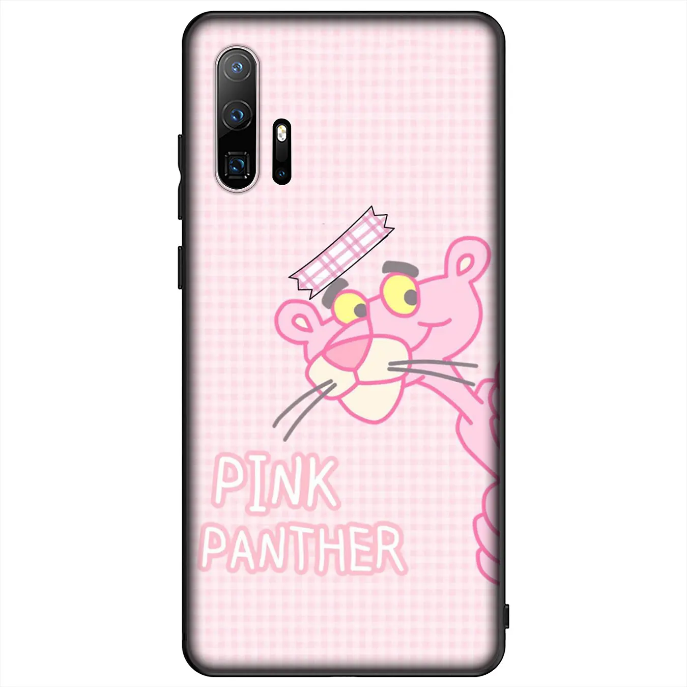 Lovely Pink Panther Soft Phone Case for Huawei Y9 Y6 Y7 Prime Honor 20 20S 10 9X 9 8 Lite 8C 8X 8A 7X 7C 7A Pro |