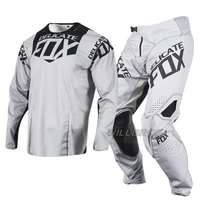 delicate fox 360 kila jersey pants mountain bicycle racing gear set motocross motorbike motorcycle grey suit