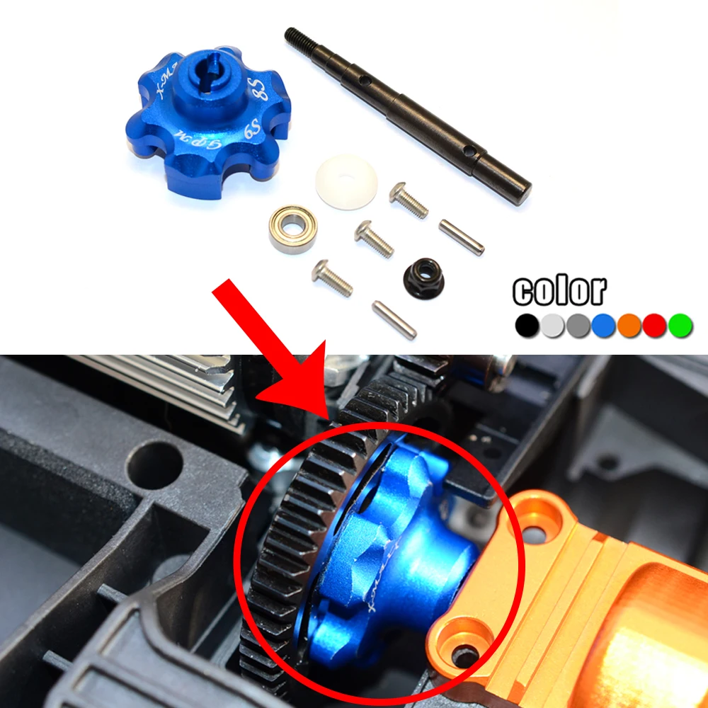 

GPM Metal Transmission Cush Drive Housing Mount with Drive Shaft #7793 for TRAXXAS 1/5 X-MAXX 6S 8S 77086-4 MONSTER TRUCK