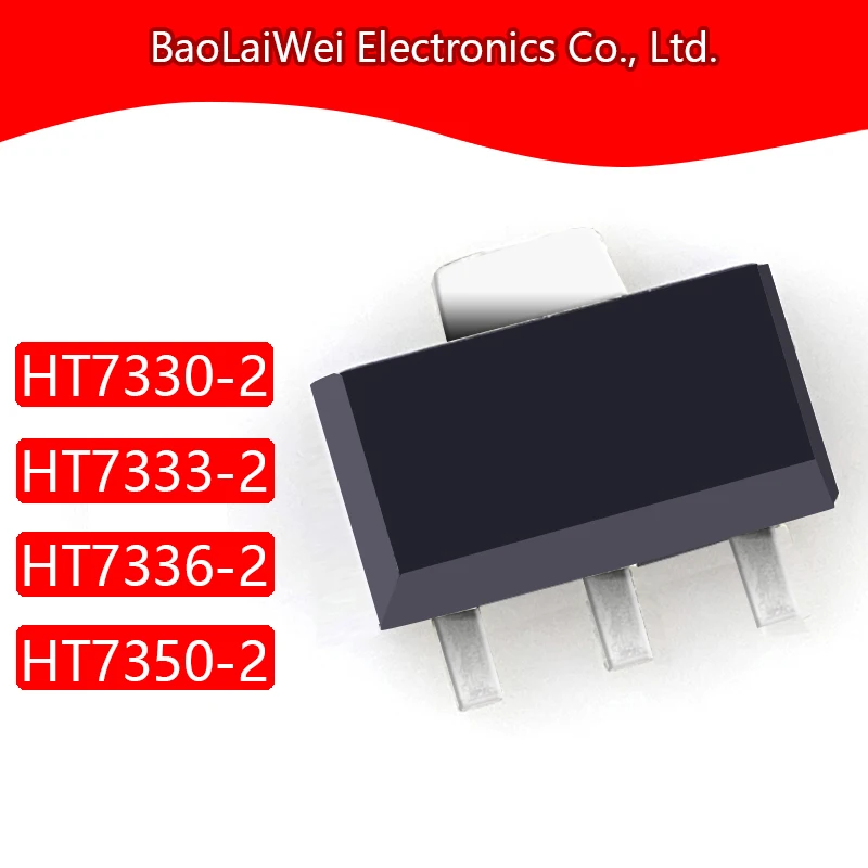 

500pcs HT7330-2 HT7333-2 HT7336-2 HT7350-2 3SOT89 Electronic Components Integrated Circuits LDO voltage regulator HT7330-2