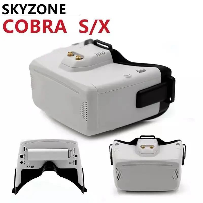 

SKYZONE Кобра S 800x480 4,3 дюймов Кобра X 1280x720 4,1 дюймов 5,8G 48CH приемник RapidMix головной трекер DVR очки FPV гоночный Дрон