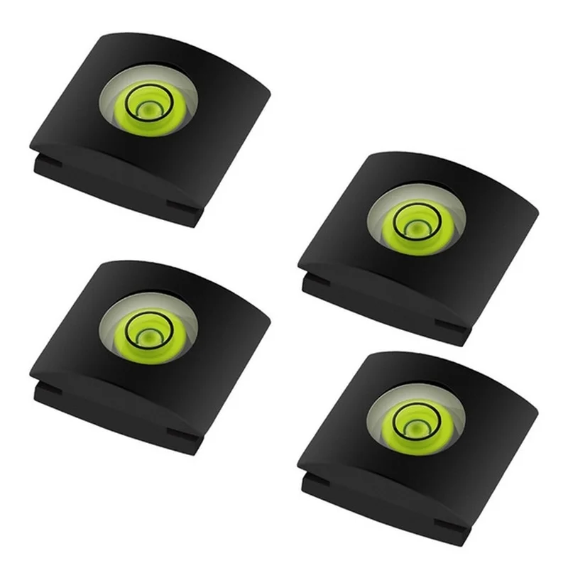 

4Pcs/Set Camera Bubble Spirit Level Hot Shoe Protector Cover DR Cameras Accessories for Sony A6000 For Canon Nikon eals XR64