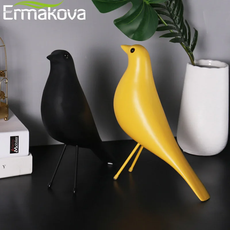 

Европейская фигурка птицы ERMAKOVA из смолы, Свадебный Рождественский подарок, статуя Мира, голубя, домашняя офисная мебель, магазин, Декор, тал...