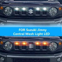 for suzuki jimny mid grid light led daytime decoration display wide warning smog light jimny car light modification