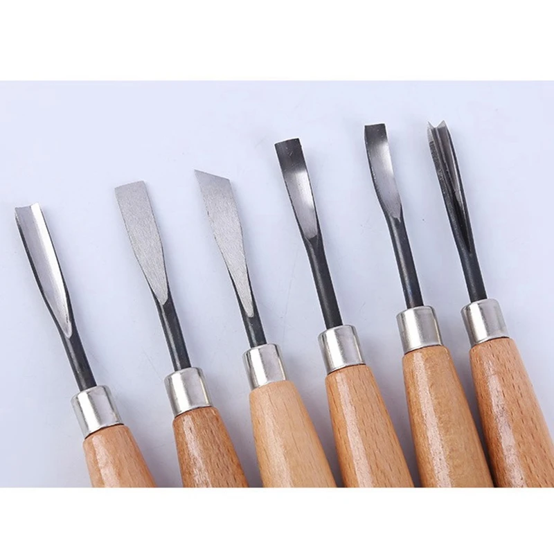

8 Pcs Wood Sculpture Carving Chisel Tool Set DIY Art Craft Woodworking Sculptural Gouges Hand Wood Carving Chisel Tools