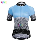 Футболка женская, с коротким рукавом, дышащая, для езды на велосипеде