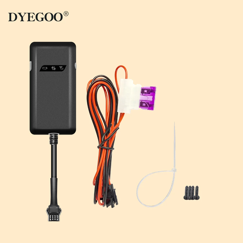 DYEGOO GPS трекер для автомобиля/транспортного средства 4 полосный GT02A Google с