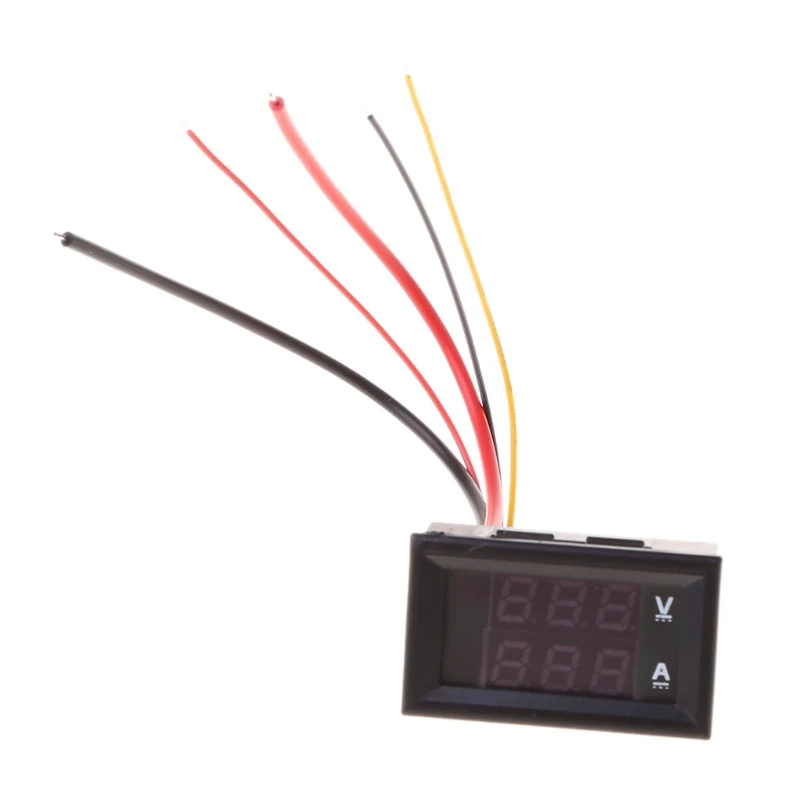 DC 0-100V 10A двойной светодиодный цифровой вольтметр Амперметр Напряжение усилитель